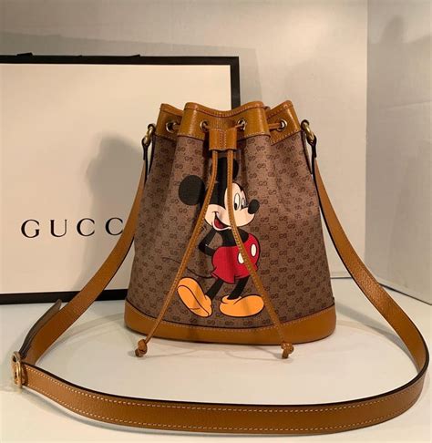 gucci mickey mouse tote bag|gucci mickey mouse bucket bag.